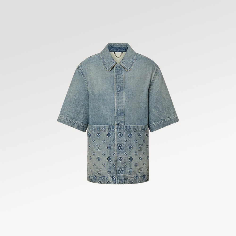 Louis Vuitton oversized Denim Shirt Jersey
